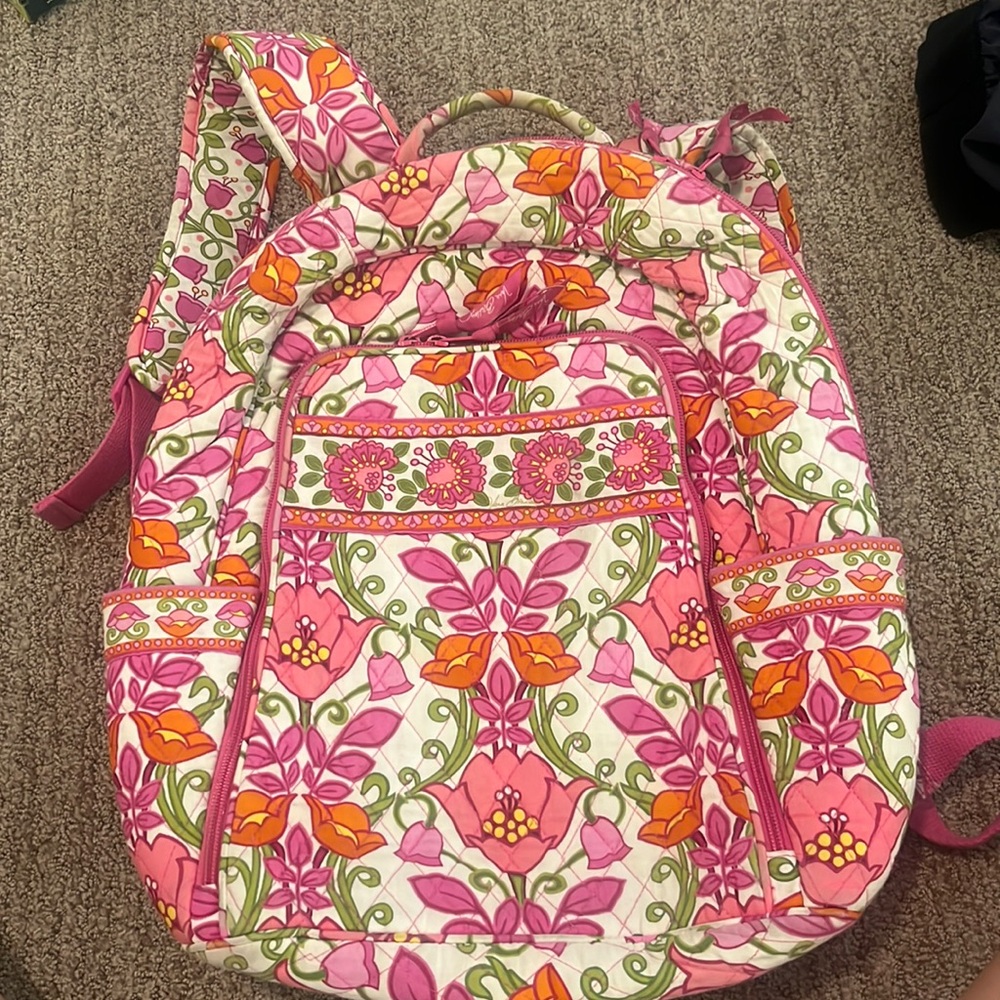 Floral Vera Bradley Backpack